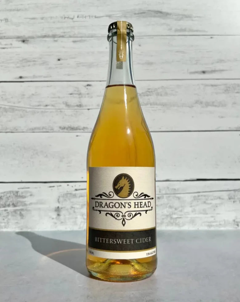 750 mL bottle of Dragon's Head Bittersweet Cider