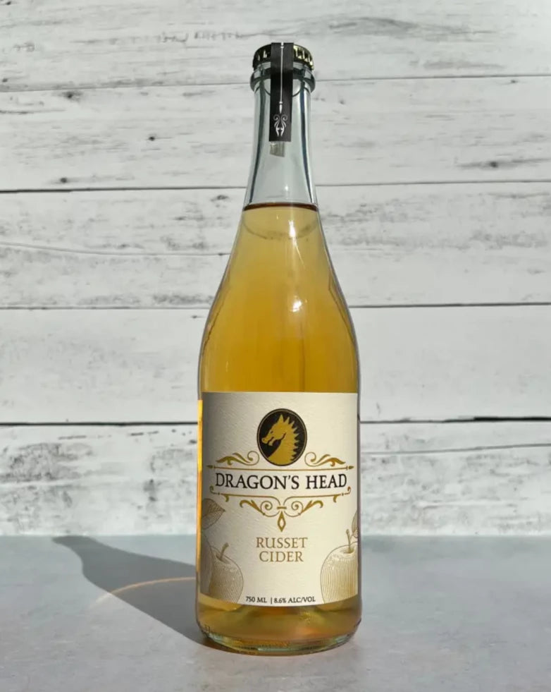 750 mL bottle of Dragon's Head Russet Cider