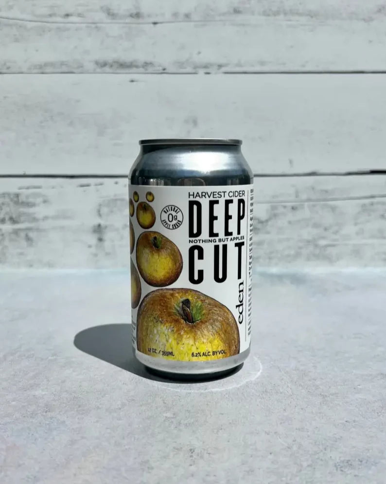 12 oz can of Eden Deep Cut Harvest Cider