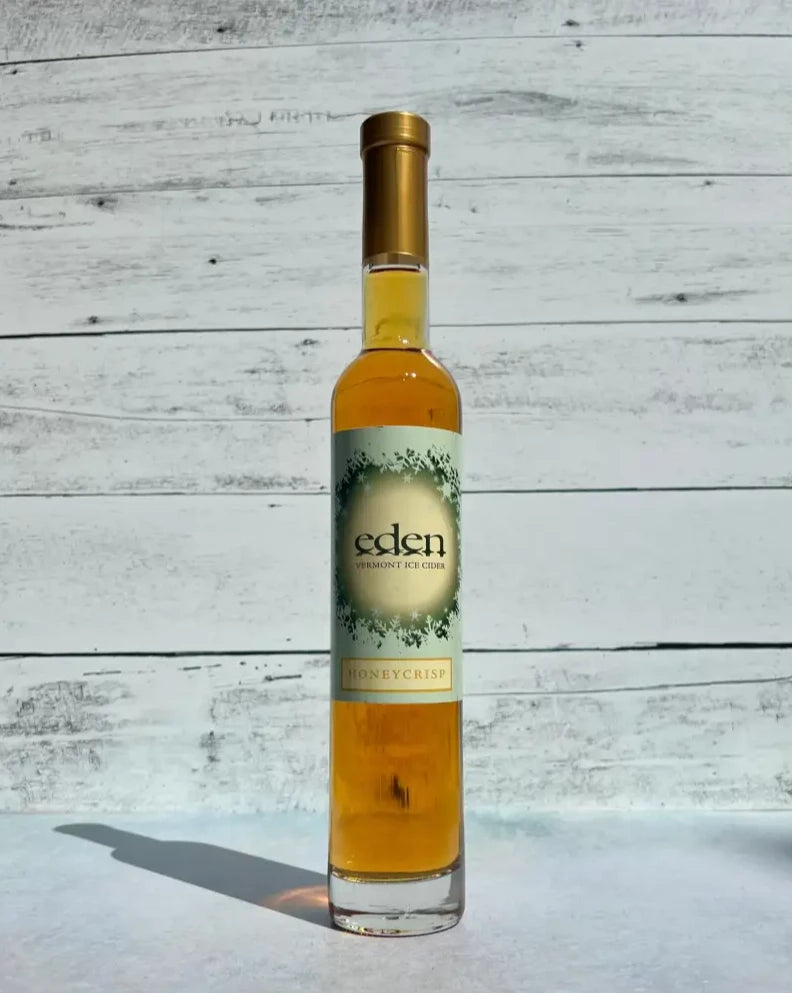 375 mL bottle of Eden Ice Cider Honeycrisp
