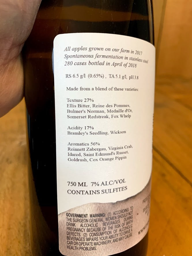 Eve’s Cidery - 2018 Albee Hill Cider (750 mL) - Cider - Eve’s Cidery Hard Cider