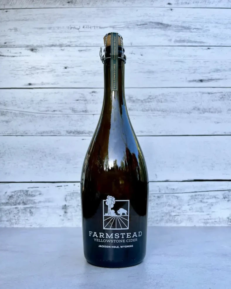 750 mL bottle of Farmstead Yellowstone Cider