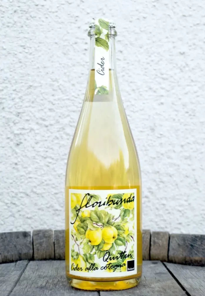 750 mL bottle of Floribunda Quitten Cider alla cotogna - Quince Cider