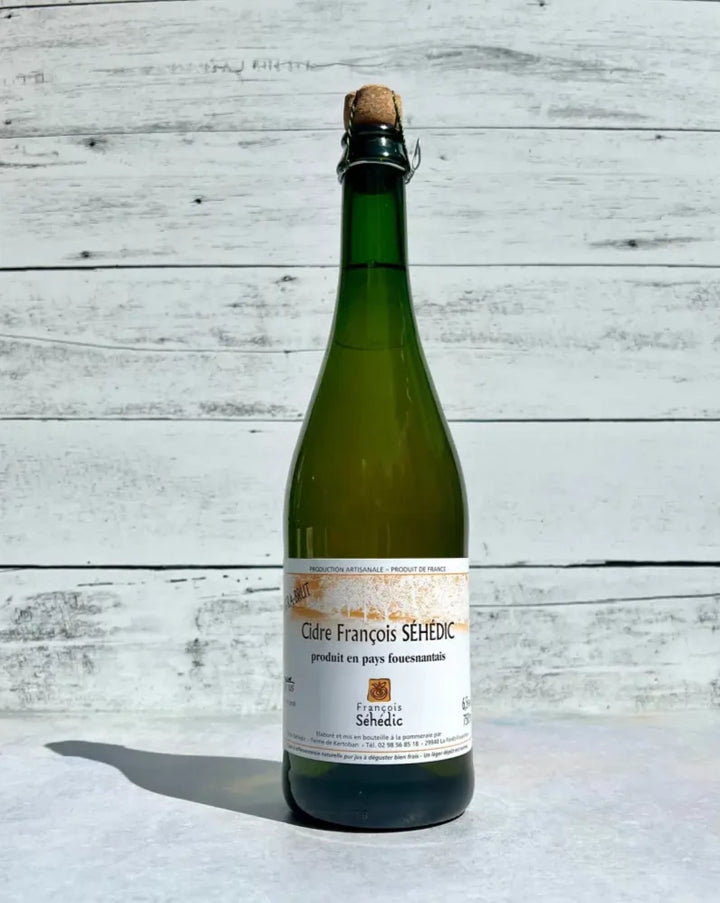 750 mL bottle of Cidre Francois SEHEDIC Cidre Brut French cider