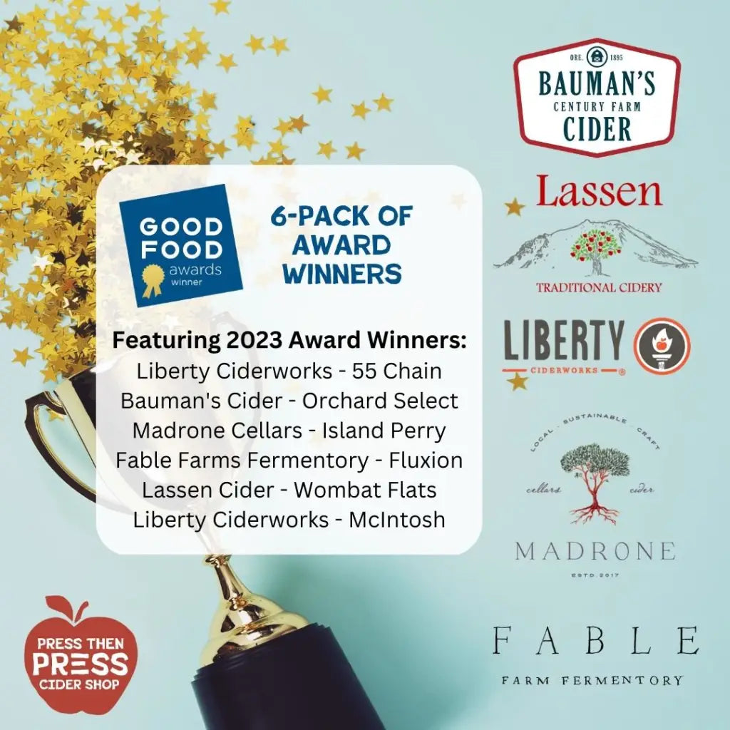 Good Food Awards - 6 Bottle Cider Bundle - Cider - Press Then Press Cider Bundles Hard Cider