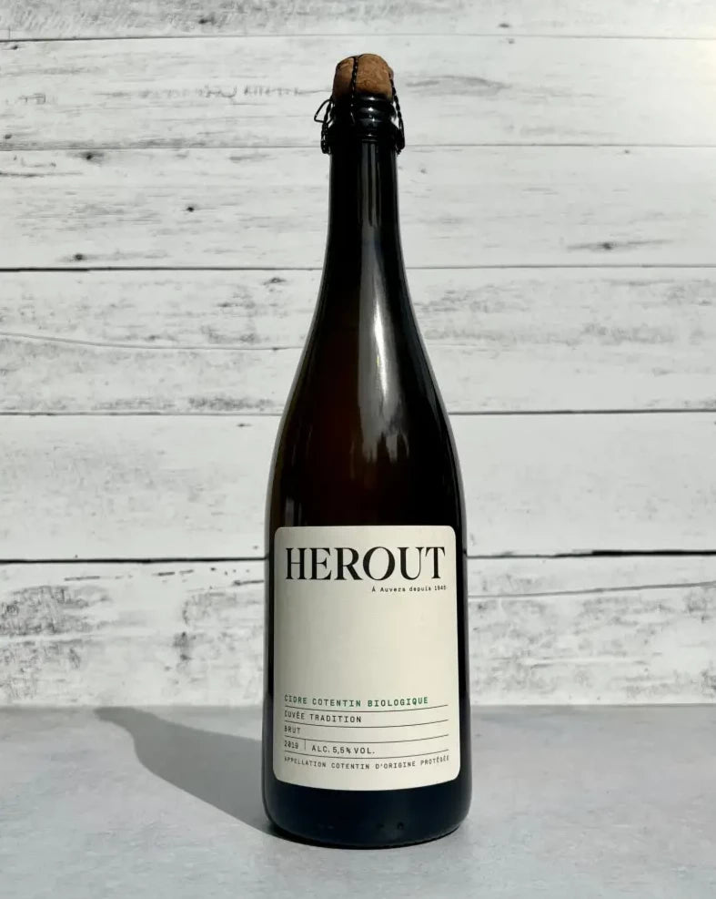 Herout Cidre Cotentin Biologique Cuvée Tradition Brut 2019 - Appellation Cotentin D'Origine Protégée