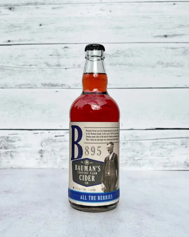 Bauman's Cider - All the Berries Cider | Fruit Flavored Cider Where to ...