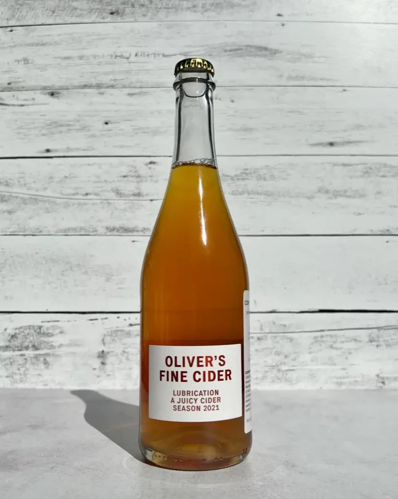 750 mL bottle of Oliver's Fine Cider - Lubrication - A Juicy Cider - Season 2021