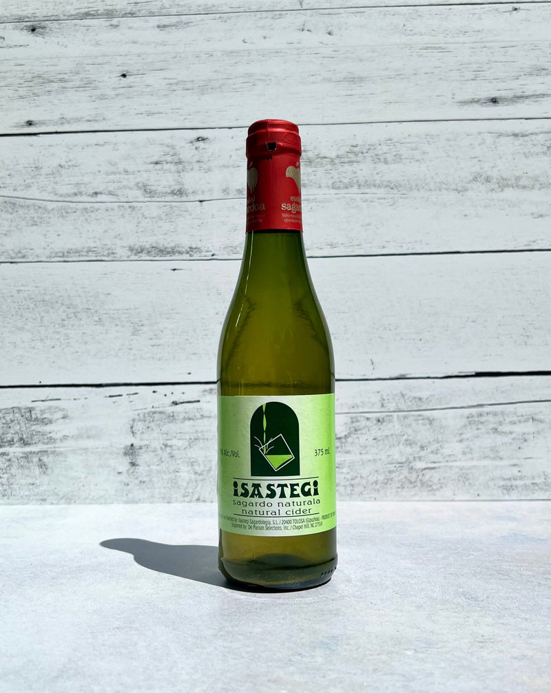 375 mL bottle of Isastegi Sagardo Naturala - natural Basque cider