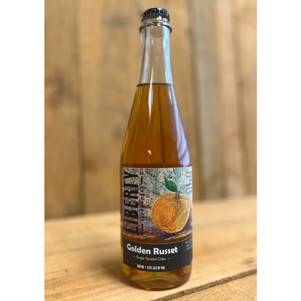 Liberty Ciderworks - Golden Russet Single-Varietal Cider (500 mL) - Cider - Liberty Ciderworks Hard Cider