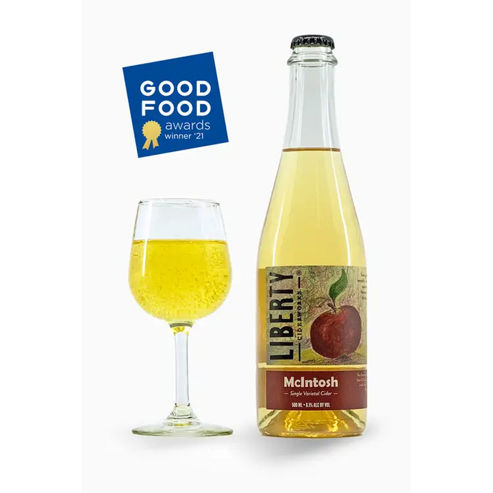 Liberty Ciderworks - McIntosh Single-Varietal Cider (500 mL) - Cider - Liberty Ciderworks Hard Cider