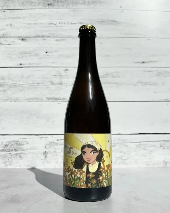 750 mL bottle of Little Pomona Old Man & The Bee cider