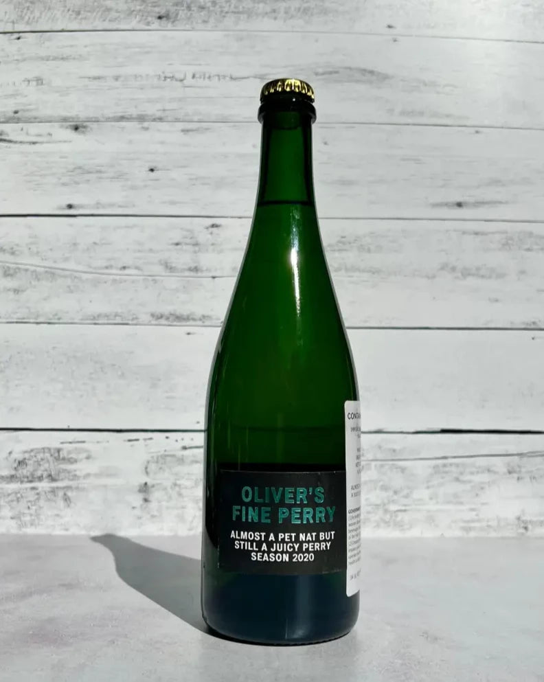 750 mL bottle of Oliver's Fine Perry - Almost A Pet Nat But Still a Juicy Perry Season 2020
