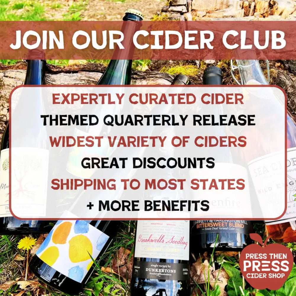 Press Then Press Cider Club Subscription Box - Quarterly - Cider Club - Press Then Press Cider Bundles Hard Cider