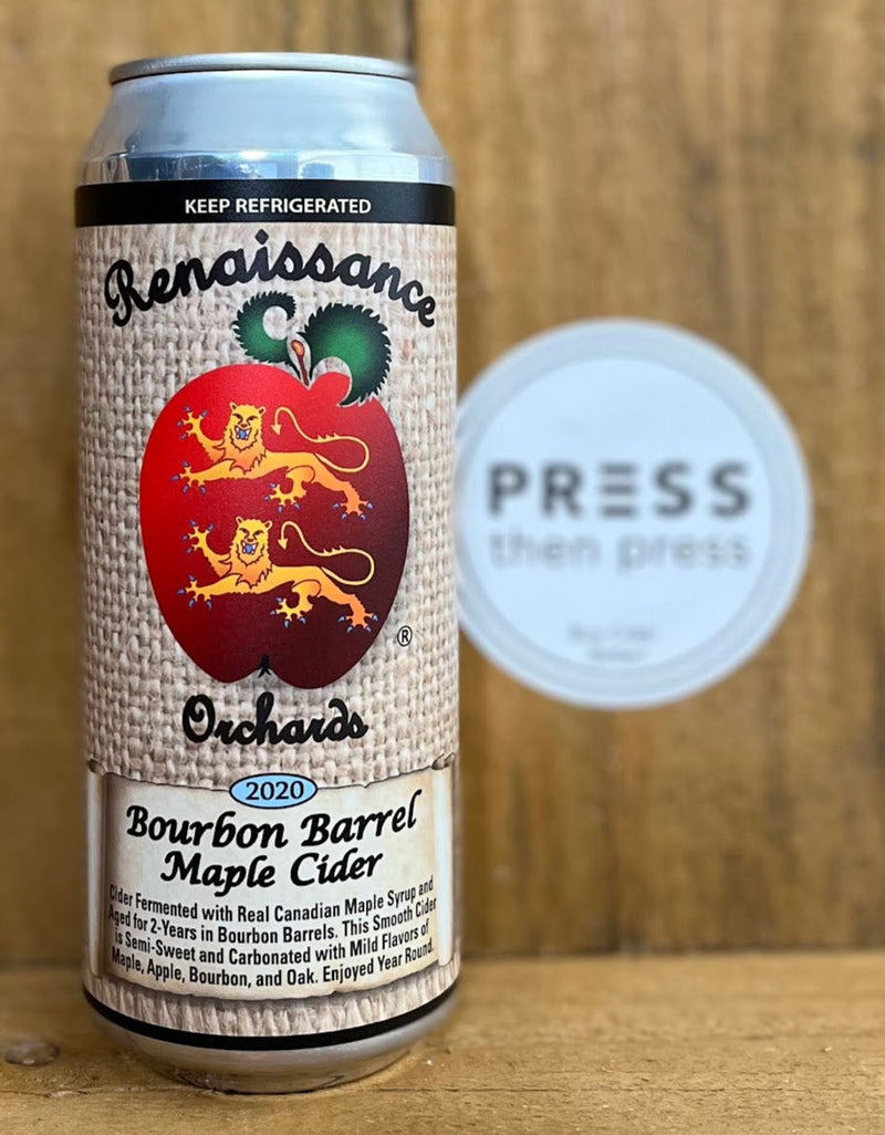 Renaissance Cider - Bourbon-Barrel Maple (500 mL) - Cider - Renaissance Orchards & Cider Hard Cider