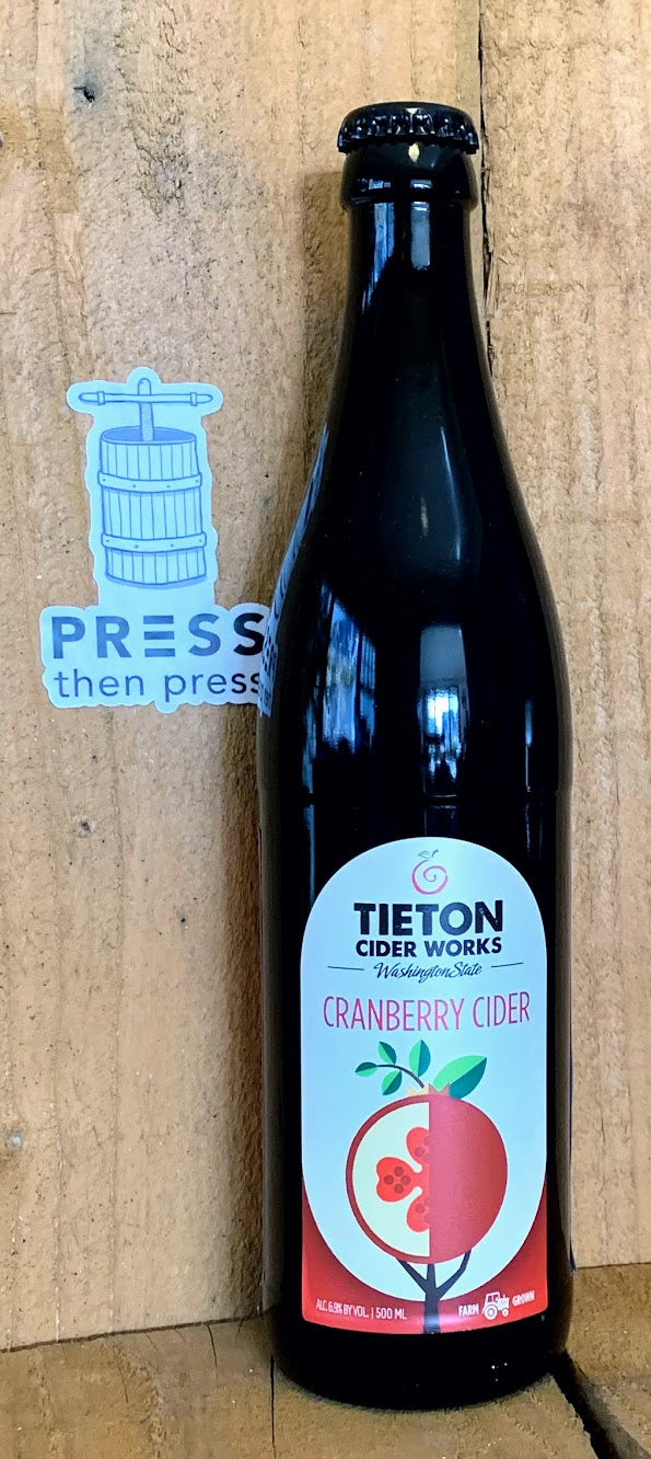Tieton Cider - Cranberry (500 mL) - Cider - Tieton Cider Works Hard Cider