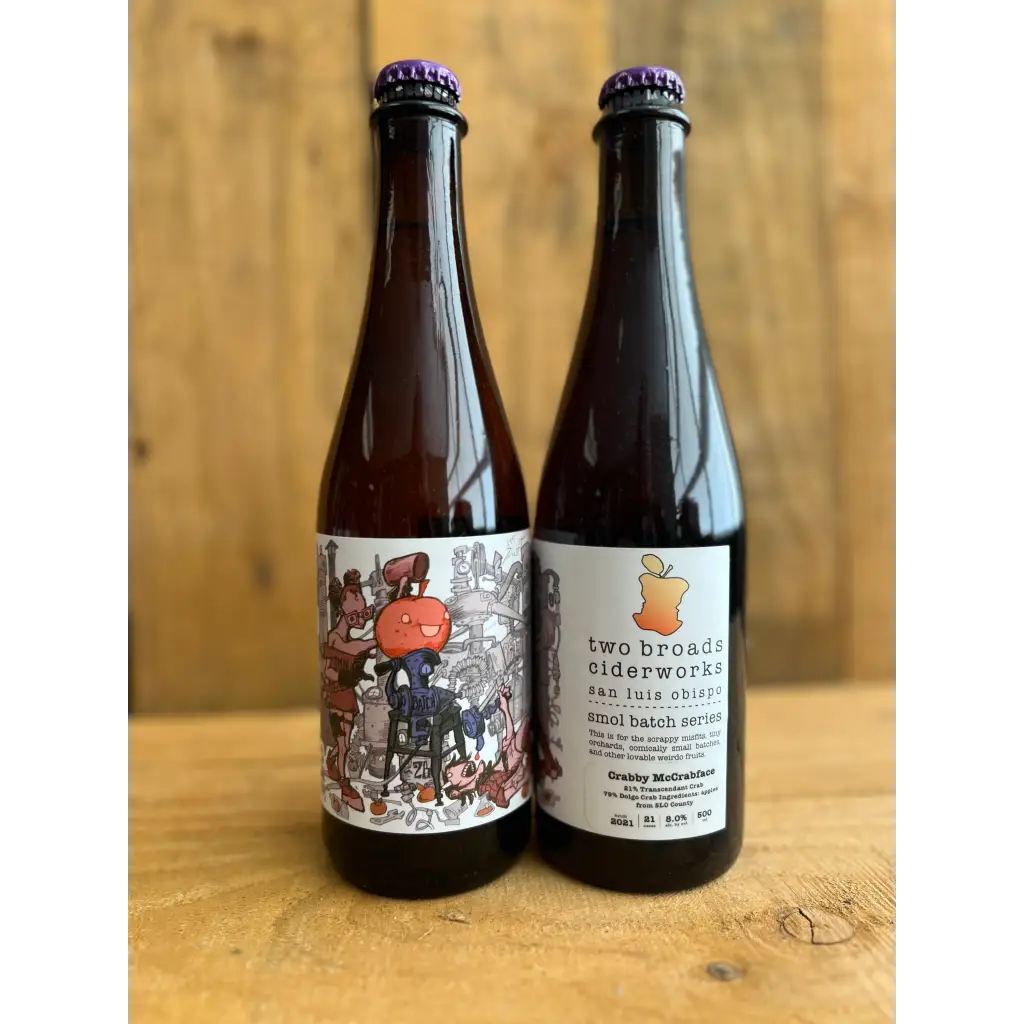 Two Broads Ciderworks - Crabby McCrabface (500 mL) - Cider - Two Broads Ciderworks Hard Cider
