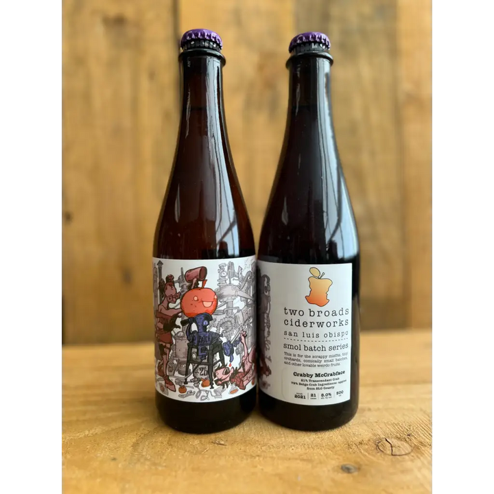 Two Broads Ciderworks - Crabby McCrabface (500 mL) - Cider - Two Broads Ciderworks Hard Cider
