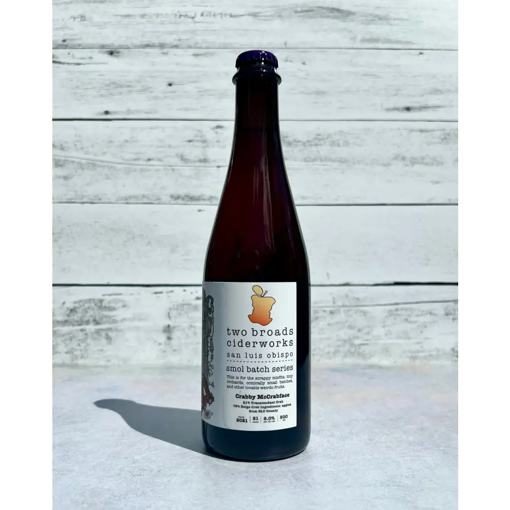 Two Broads Ciderworks - Crabby McCrabface (500 mL) - Cider - Two Broads Ciderworks Hard Cider
