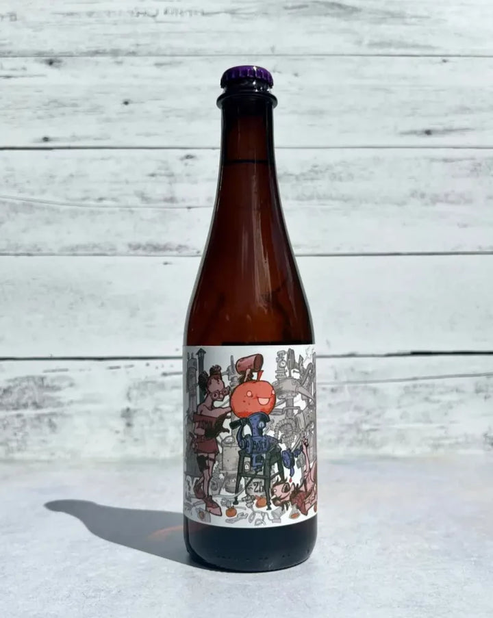 500 mL bottle of Two Broads Ciderworks - Crabby McCrabface cider