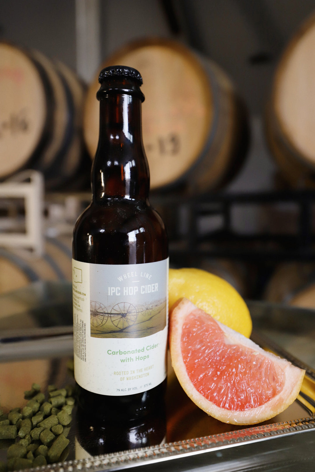 Wheel Line Cider - IPC Hopped Cider (375 mL)