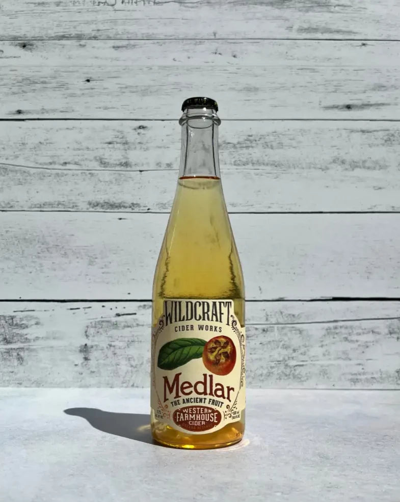 500 mL bottle of Wildcraft Ciderworks Medlar - The Ancient Fruit - Western Farmhouse Cider