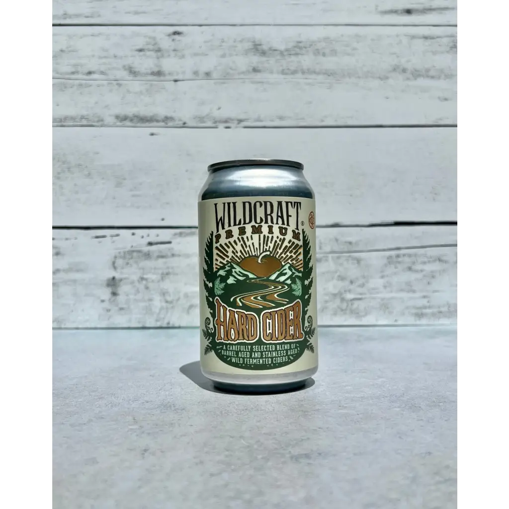 12 oz can of Wildcraft Premium Hard Cider