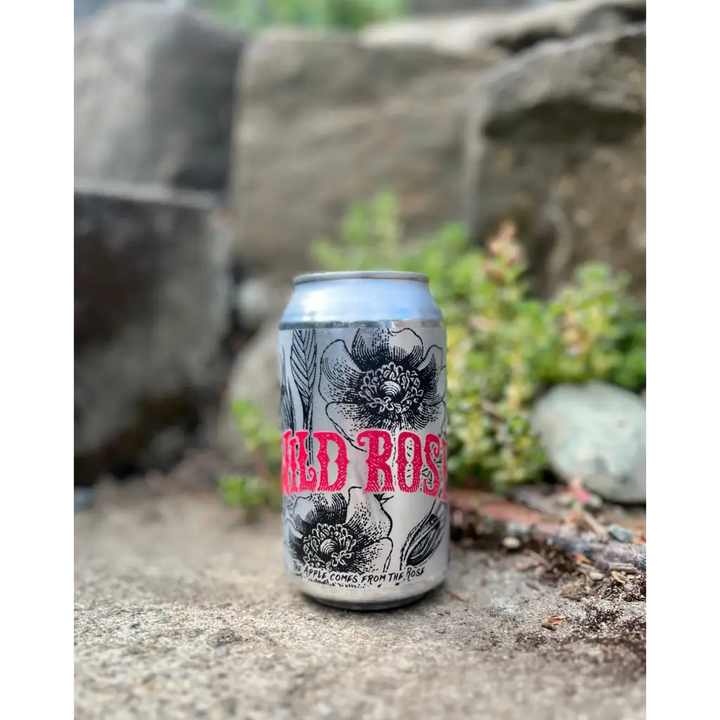 12 oz can of Wildcraft Ciderworks Wild Rose