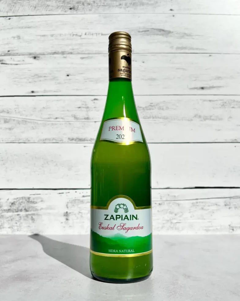 700 mL bottle of Zapiain Premium Sidra Basque Cider